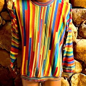 Vintage Men's Tundra Sweater Crewneck Striped 3-D - Canada